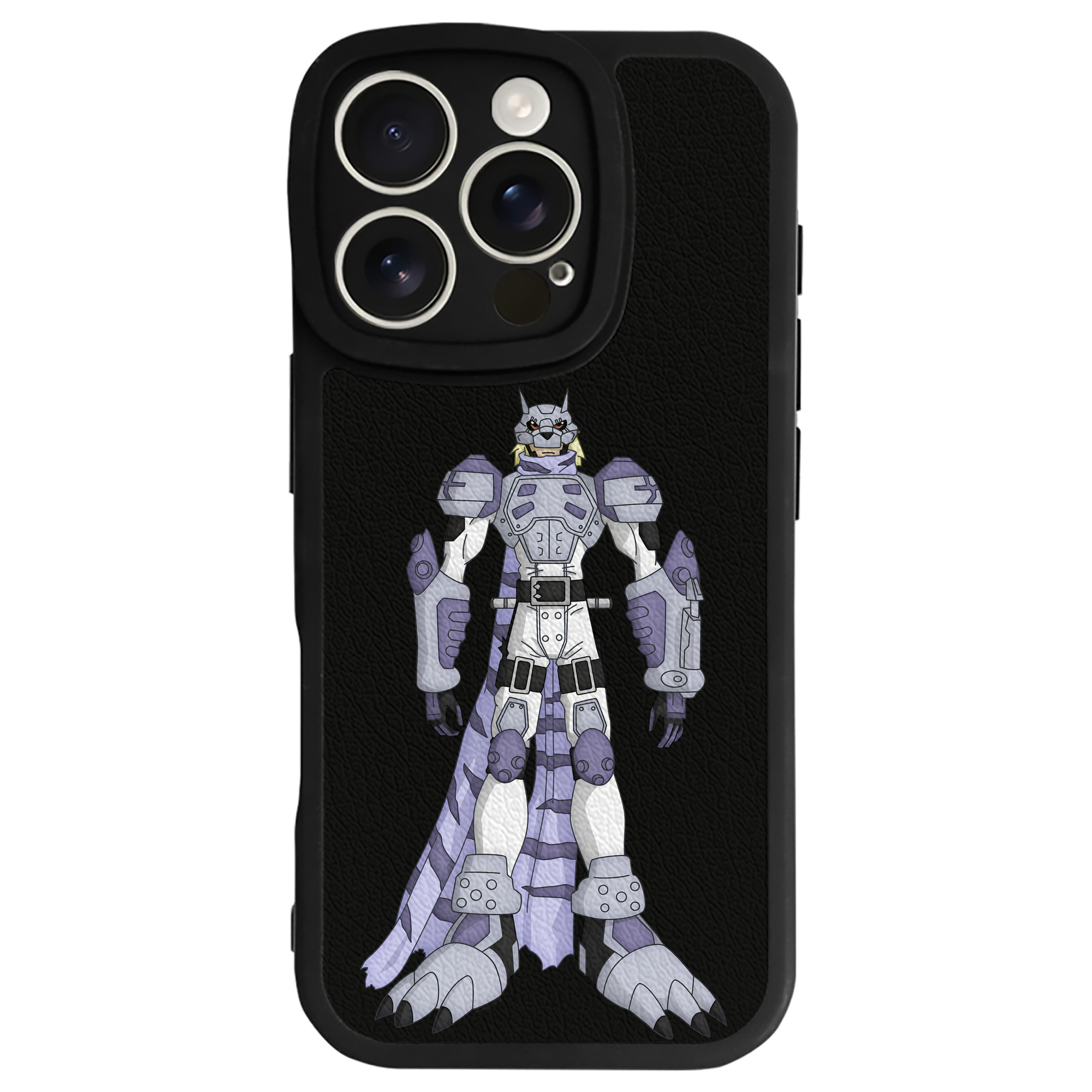 （画像用） Digimon デジタルモンスター/デジモン 【iPhone 16シリーズ対応】シリコンスマホケース（レザー調） 材質：シリコン